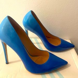 Brand new blue heels.
